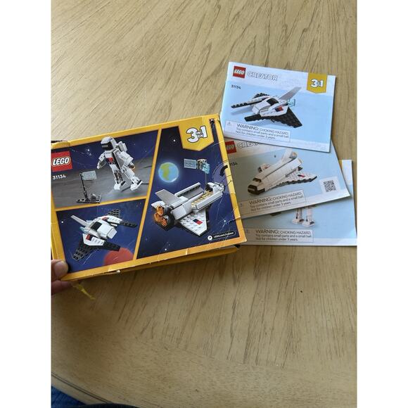 LEGO Creator 3-in-1 Space Shuttle 31134 New Never Used With Manual - Picture 5 of 7